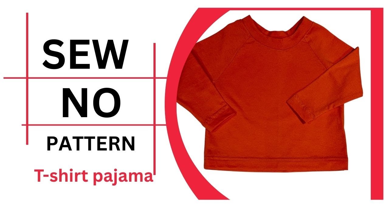 DIY Pajama T-Shirt for Kids | Easy Sewing Tutorial (No Pattern)