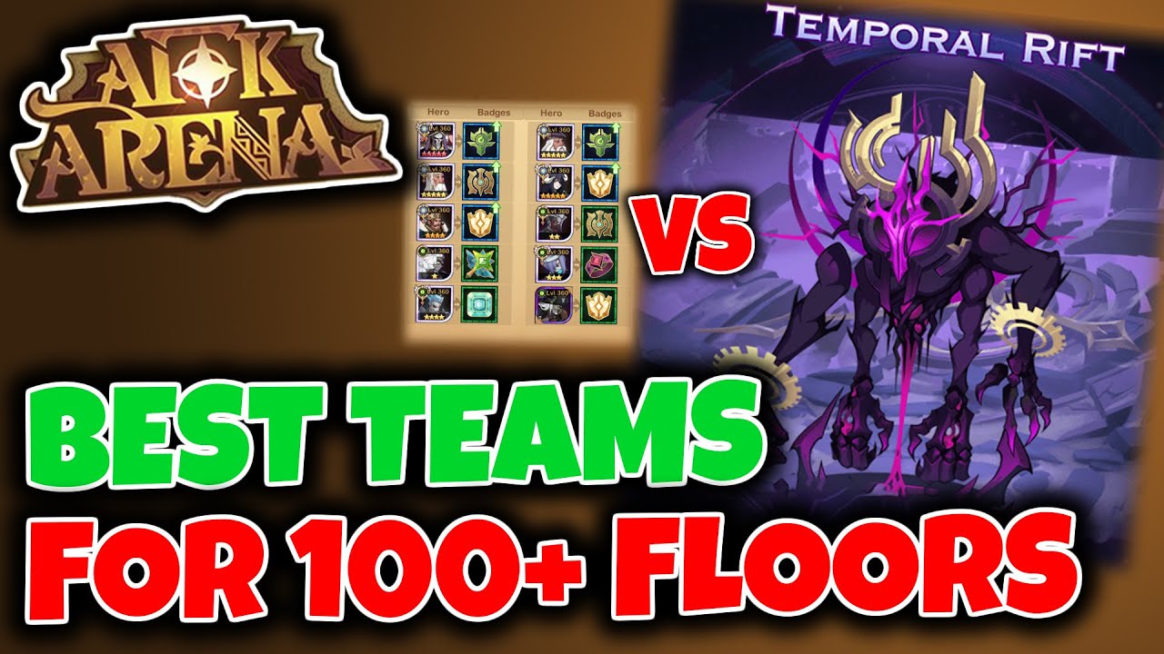 Best Teams for Temporal Rift | Strategies to beat 100+ floors // AFK ARENA Guide