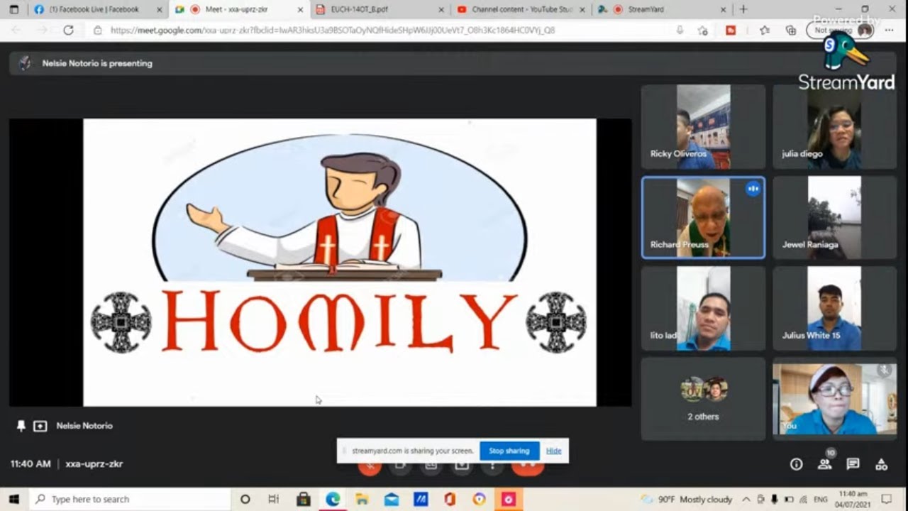 PPC VIRTUAL MASS WITH FR. RICHARD PREUSS//OFW//KAOSHIUNG CITY TAIWAN//GCOMS SIARGAO