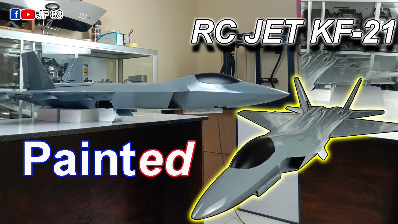 Part 04 - Homemade RC Jet Fighter from Fiberglass | Painted