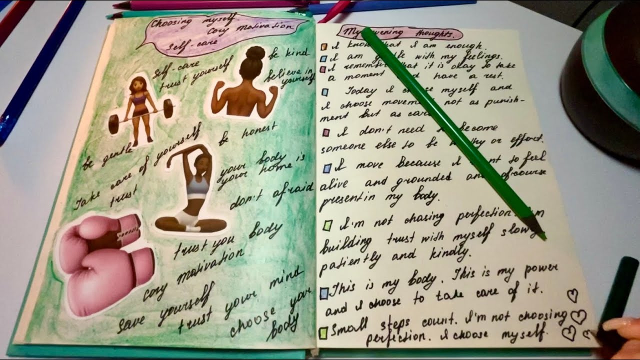 Quiet Morning Journaling | Motivational Fitness Planning & Cozy Slow Living