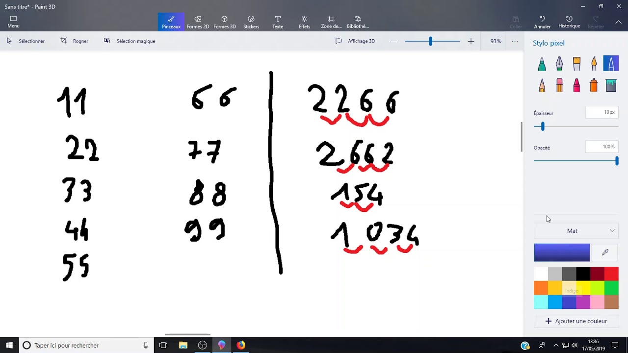 Mathématiques Lycée - Table de 11