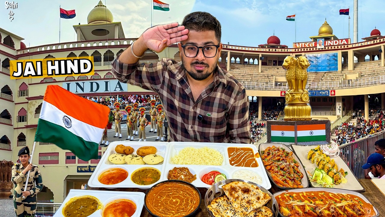 Indo Pak Border ka Best Punjabi Food 🇮🇳 India's Last Dhaba | Street Food India