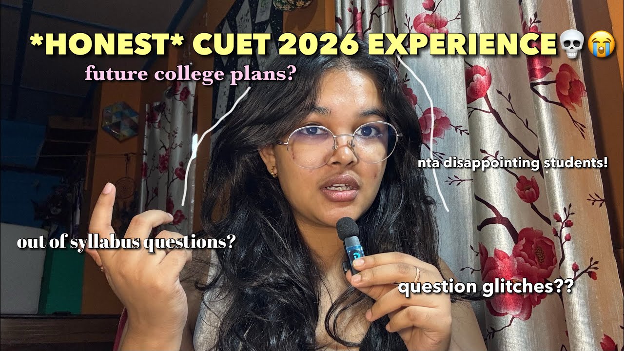 CUET 2026 EXAM REVIEW!! questions? computer glitch? nta blunder?