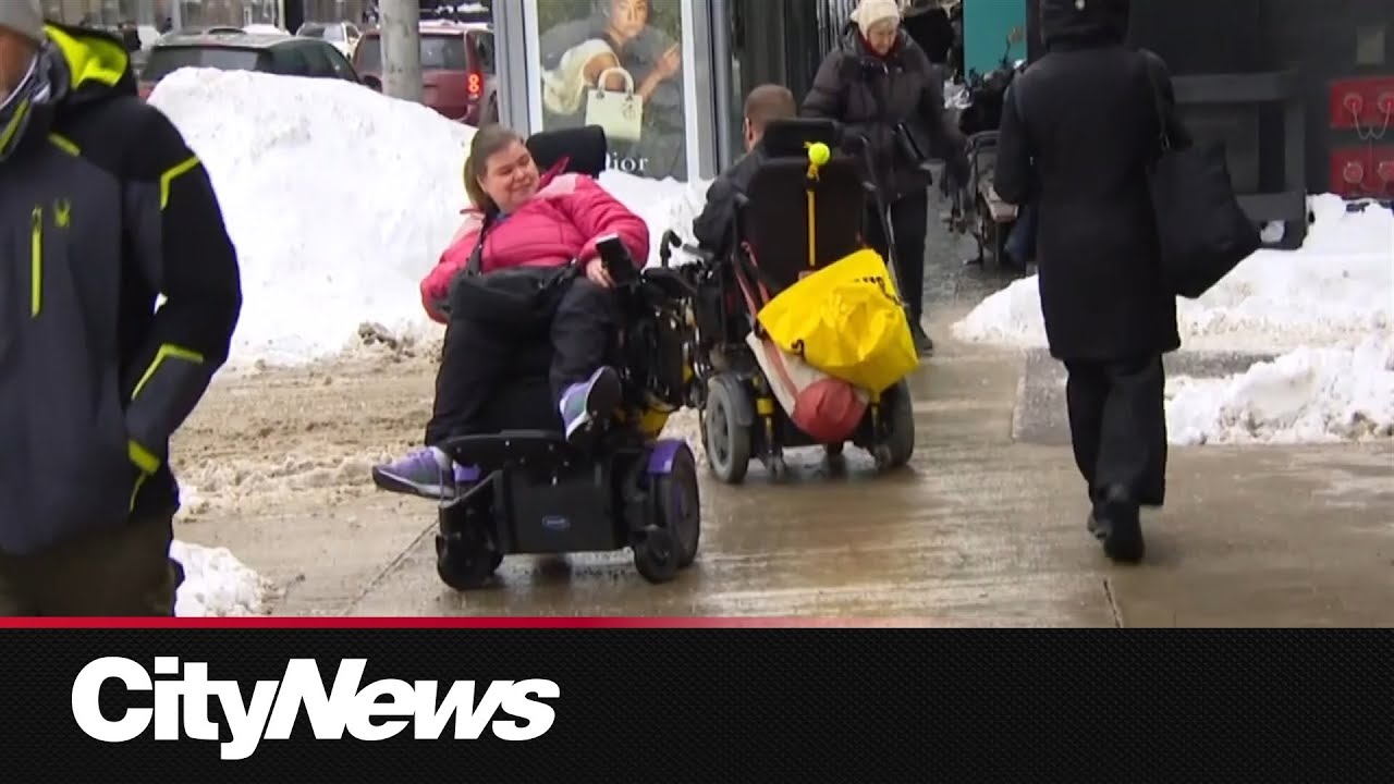 Snow brings extra challenges for people with disabilities