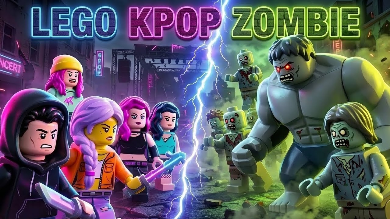 LEGO Kpop Demon Hunters Join the Zombie Universe | LEGO Zombie Animation | Full Episode 24