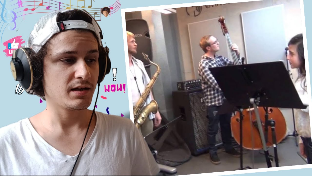 Angelina Jordan & band - Jamming on: Portrait of a child -  Reaction