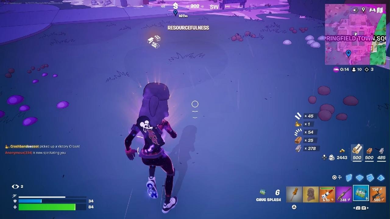 Fortnite Simpson BattleRoyal Gameplay Rare Starflare Skin 🎮🪂🌏🕹️🪐🚀