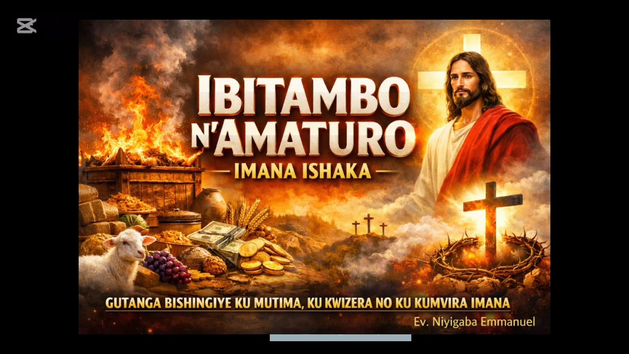 IBITAMBO N'AMATURO IMANA ISHAKA/ Burnt offering #part1 by Ev. Niyigaba Emmanuel 