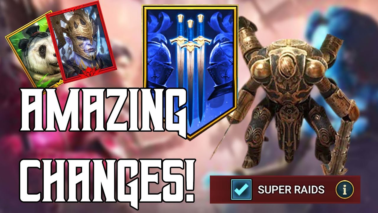 QUALITY OF LIFE CHANGES | RAID SHADOW LEGENDS