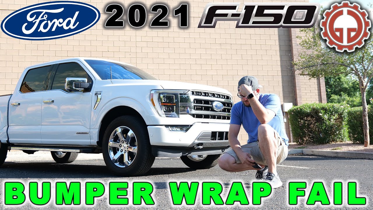 Wrapping to color match bumpers on my 2021 F-150 Powerboost... FAIL!!!