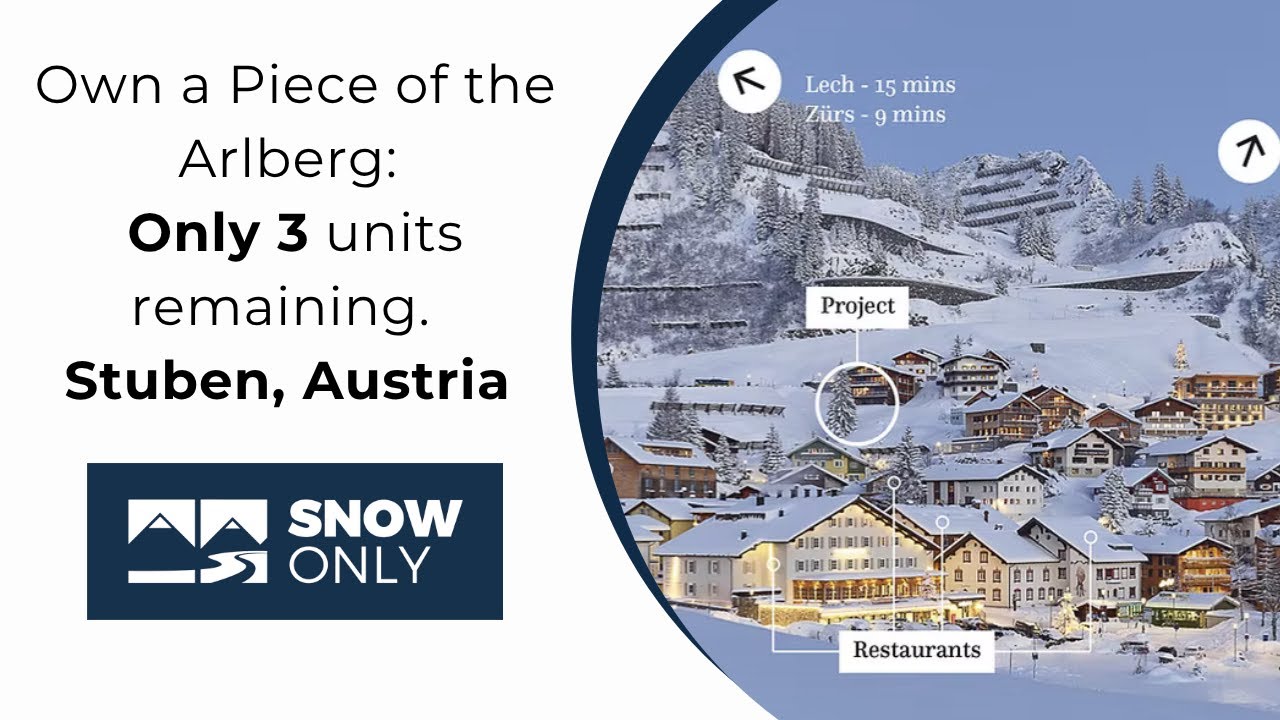 Last 3 Luxury Apartments in Stuben, Arlberg Austria | Ski-In Ski-Out Alpine Living