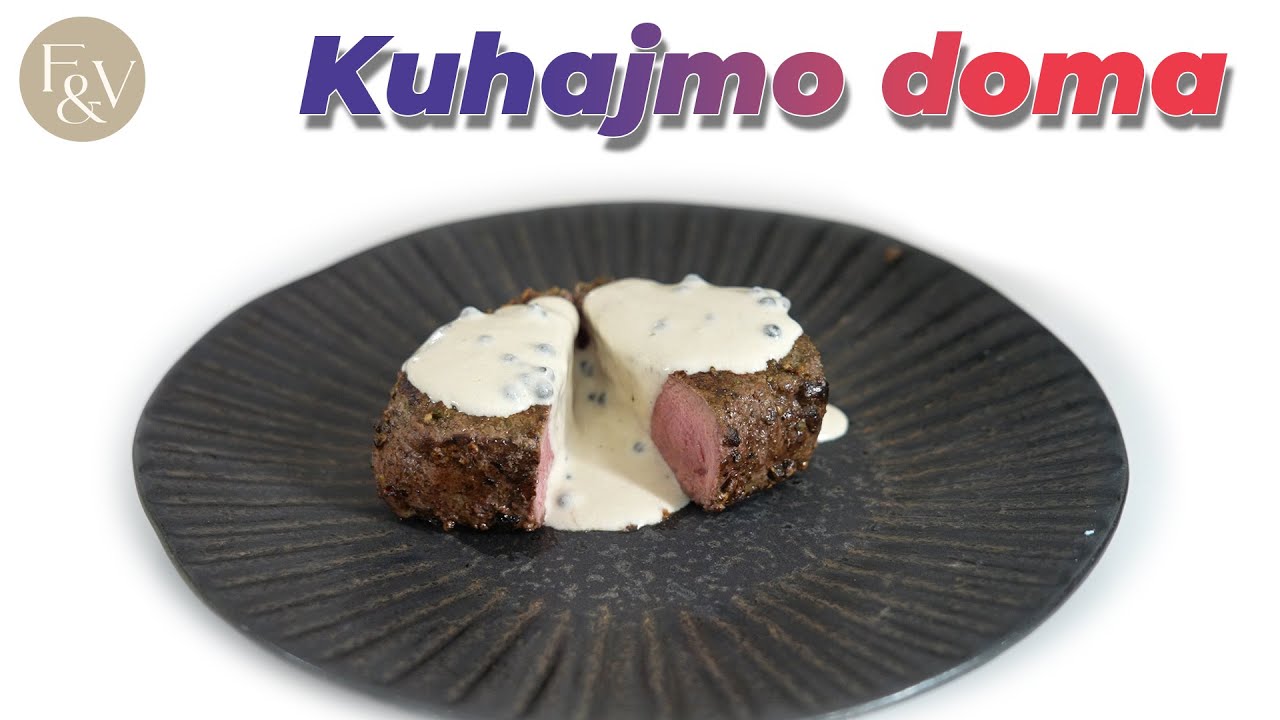 Biftek u umaku od zelenog papra