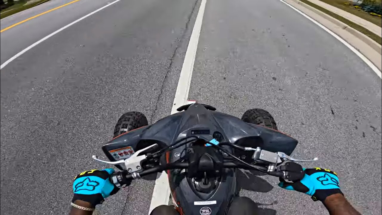 FIRST RIDE ON MY QUAD! 2023 YFZ450R SE! KO9ETV