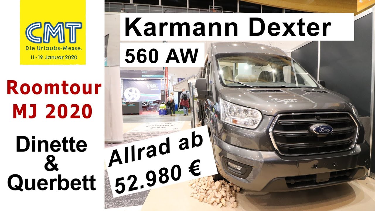 Roomtour Karmann Dexter 560 | Allradantrieb ab Werk ab 53k EUR | Ford Transit | CMT 2020, MJ2020