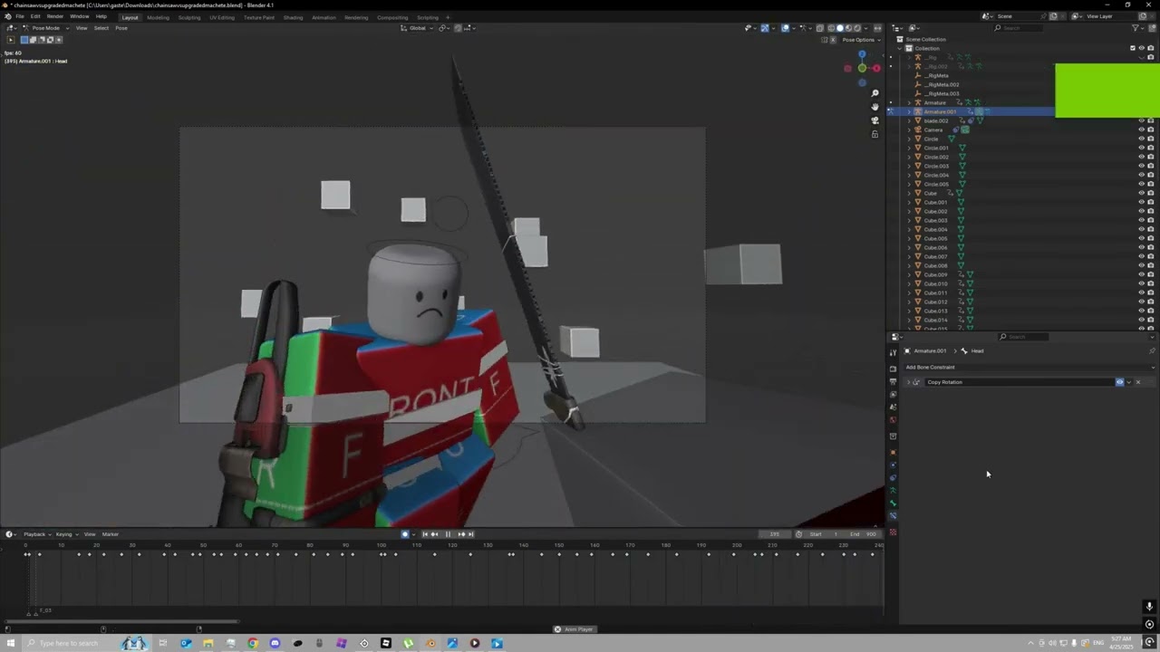 Part 3 Chain animation with Nick voices