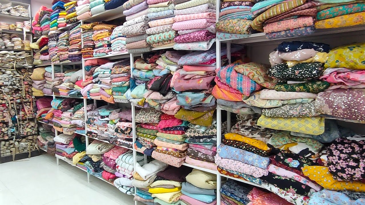 Chickpet Banglore Wholesale Fabrics 40Rs/Boutique Quality Sarees,Gowns,Frocks,Blouses Fabrics Shop