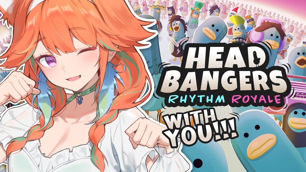 【Headbangers: Rhythm Royale】LETS MAKE SOME (blue) CHICKENS DANCE #kfp #キアライブ