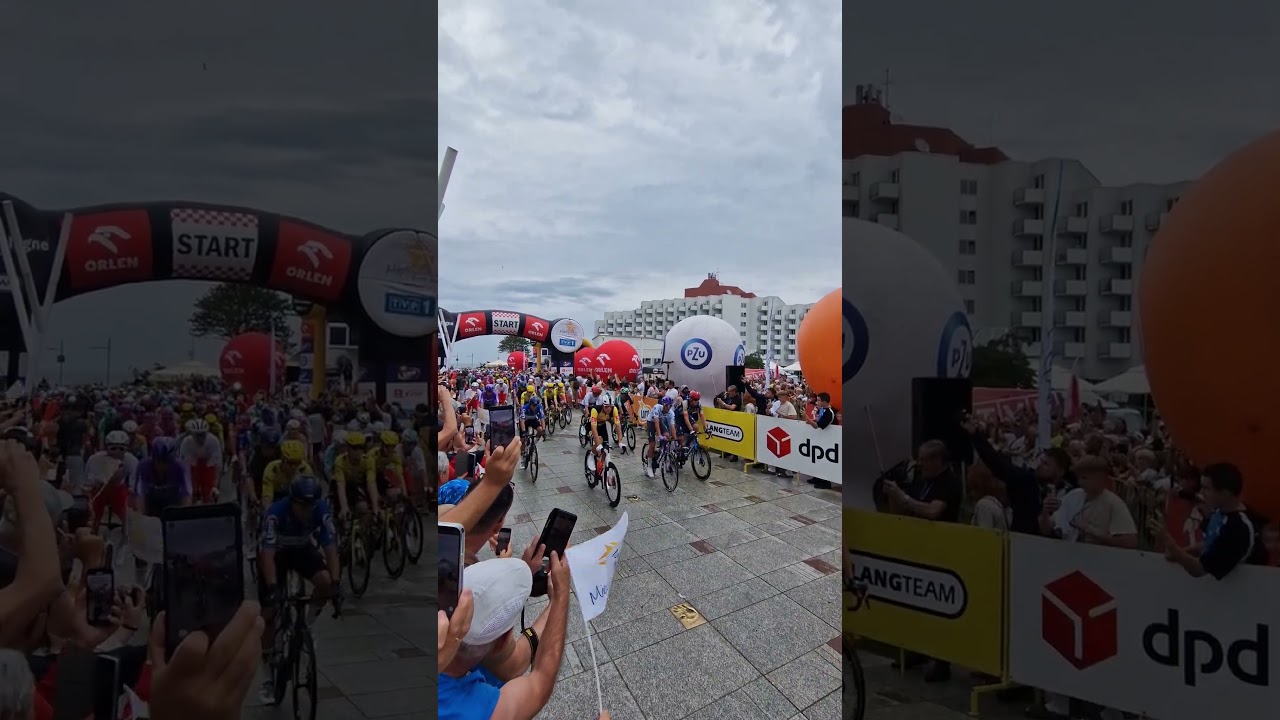 Tour de Pologne 2026 Międzyzdroje Start Honorowy #shorts #TourDePologne #TdP #cycling #UCIWorldTour