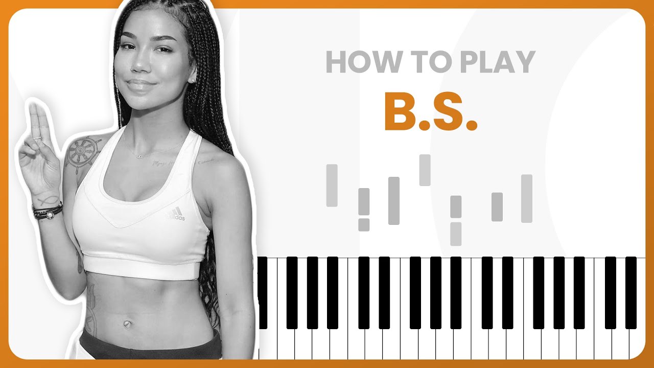How To Play B.S. By Jhené Aiko ft. H.E.R. On Piano - Piano Tutorial (Free Tutorial)