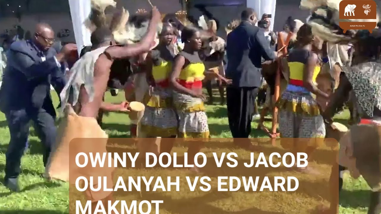 RARE LOVE: CJ Owiny Dollo, Hon Makmot Edward & Speaker Jacob Oulanyah Dancing Bwola Together