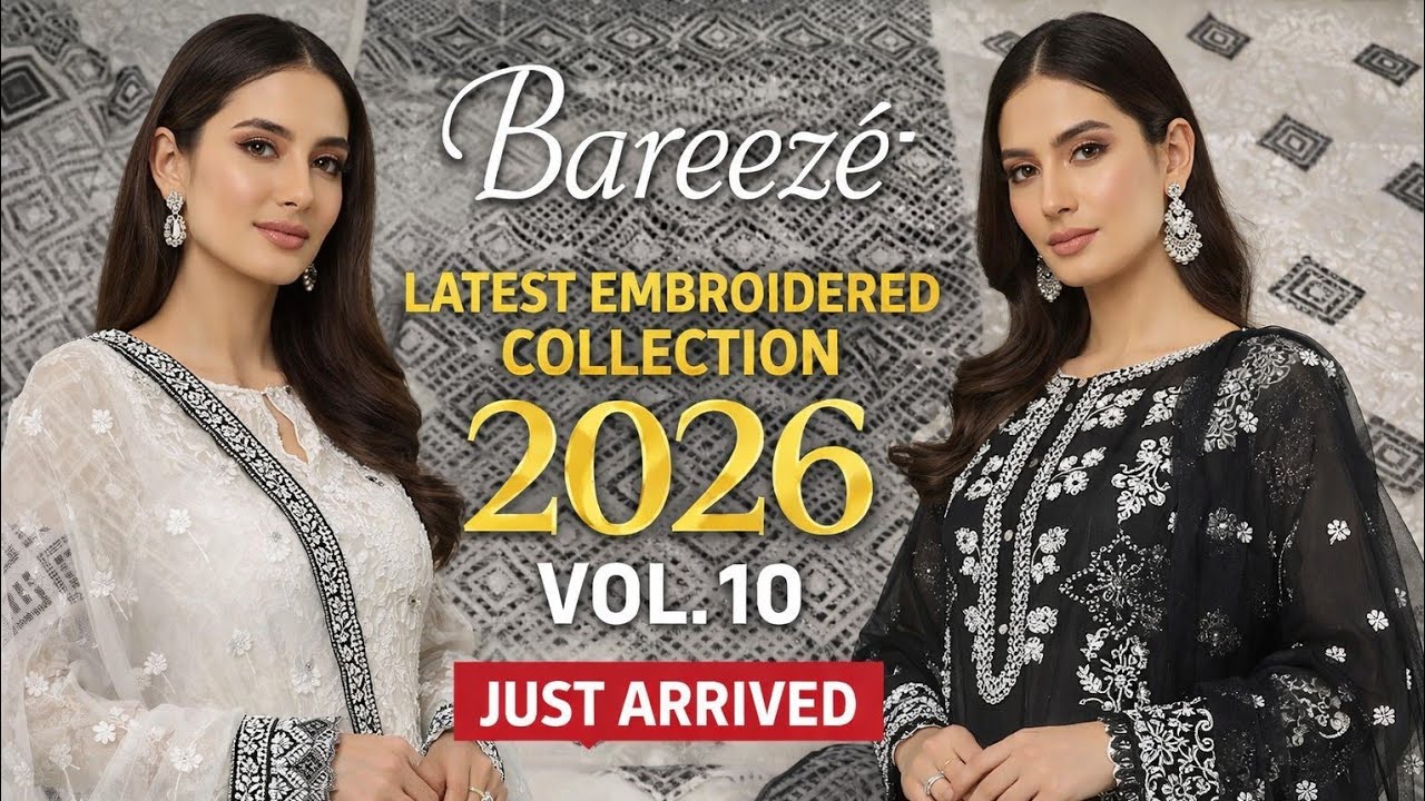 Bareeze Embroidered Lawn 2026 🔥 New Collection | Latest Designs & Prices | @ShoppingAndStiching 