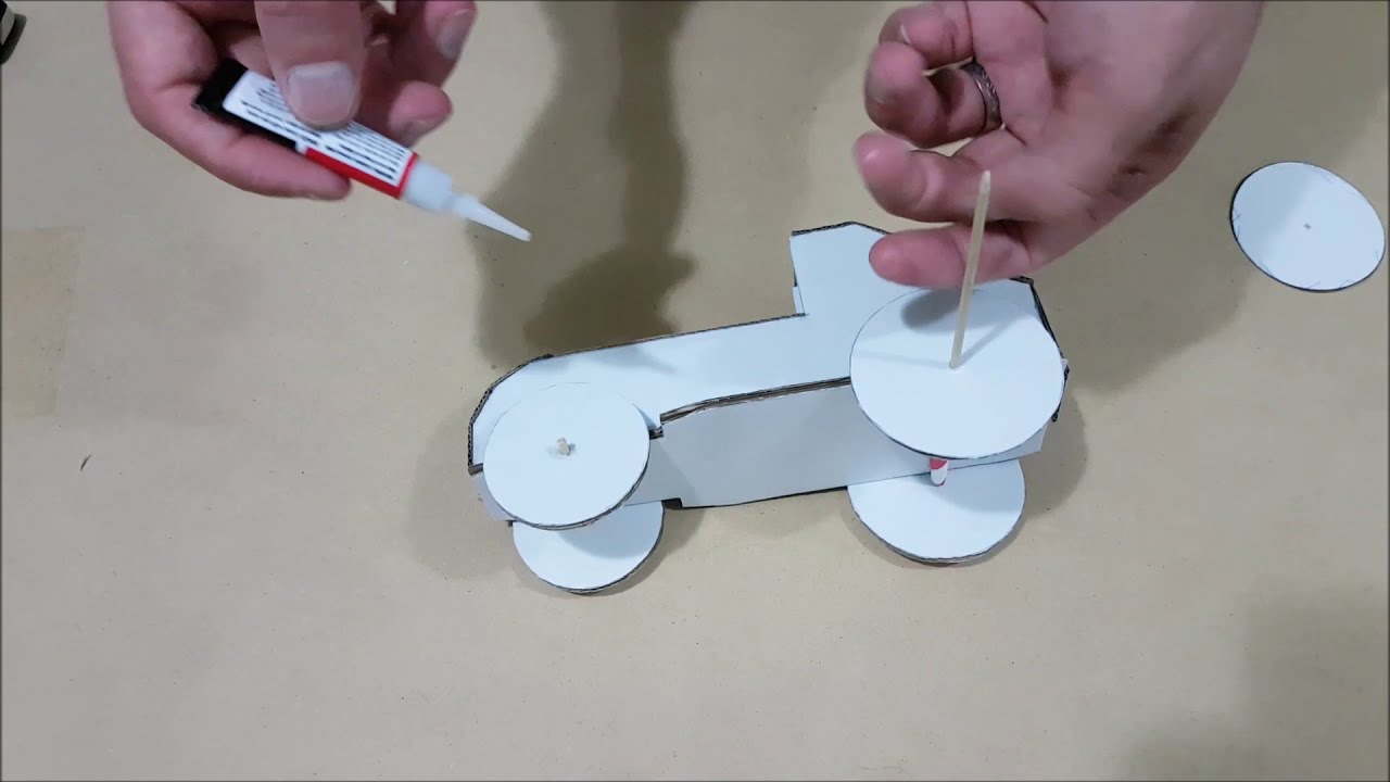 DIY Cardboard Derby Car