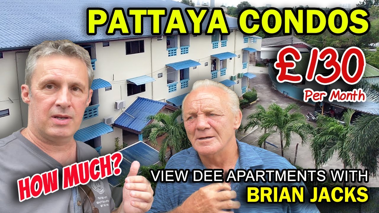 Pattaya Condos From £130 Per Month. View Dee Apartments on the Darkside