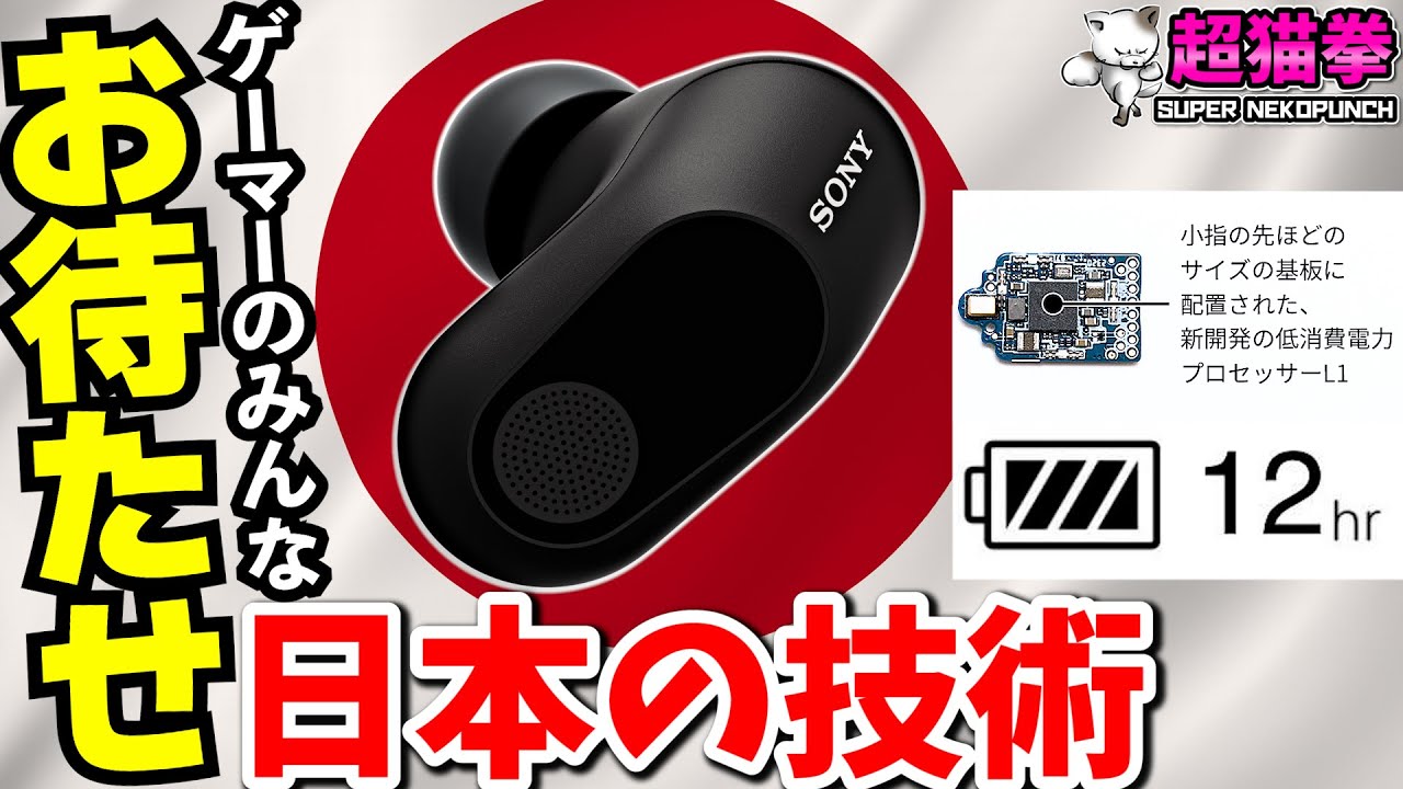 低遅延！長時間！FPS向け！コレください！！！[INZONE Buds][超猫拳]