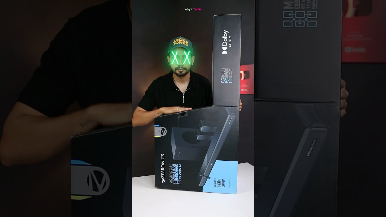 Zebronics Juke Bar 9510WS Pro Dolby 5.1 SoundBar #Unboxing #Shorts #Gadgets