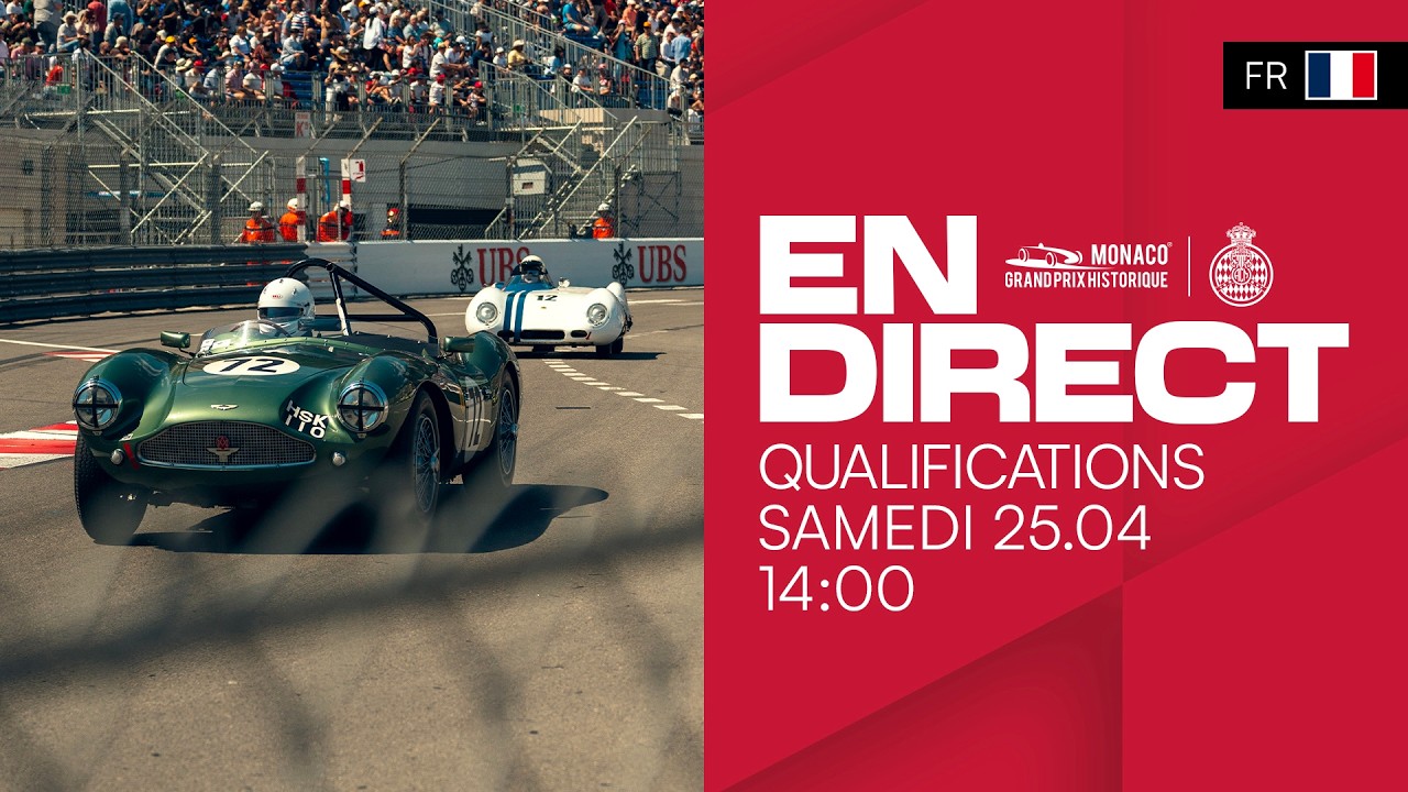 🛑 Qualifications en DIRECT Samedi apr&egrave;s-midi (FR) | Grand Prix de Monaco Historique 2026