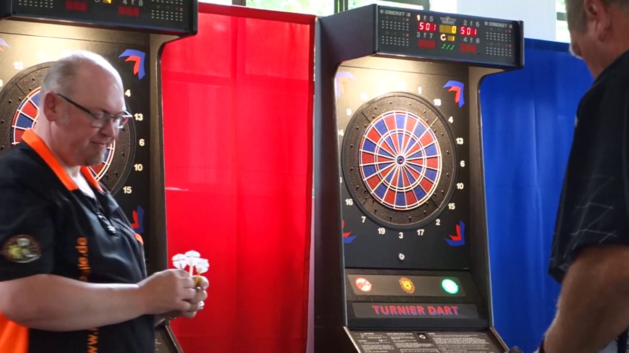 Herren Einzel Halbfinale Peter Seidl vs Lutzi Ingolstadt E-Dart Event Tage 2019 DSV Goaßer'a Turnier