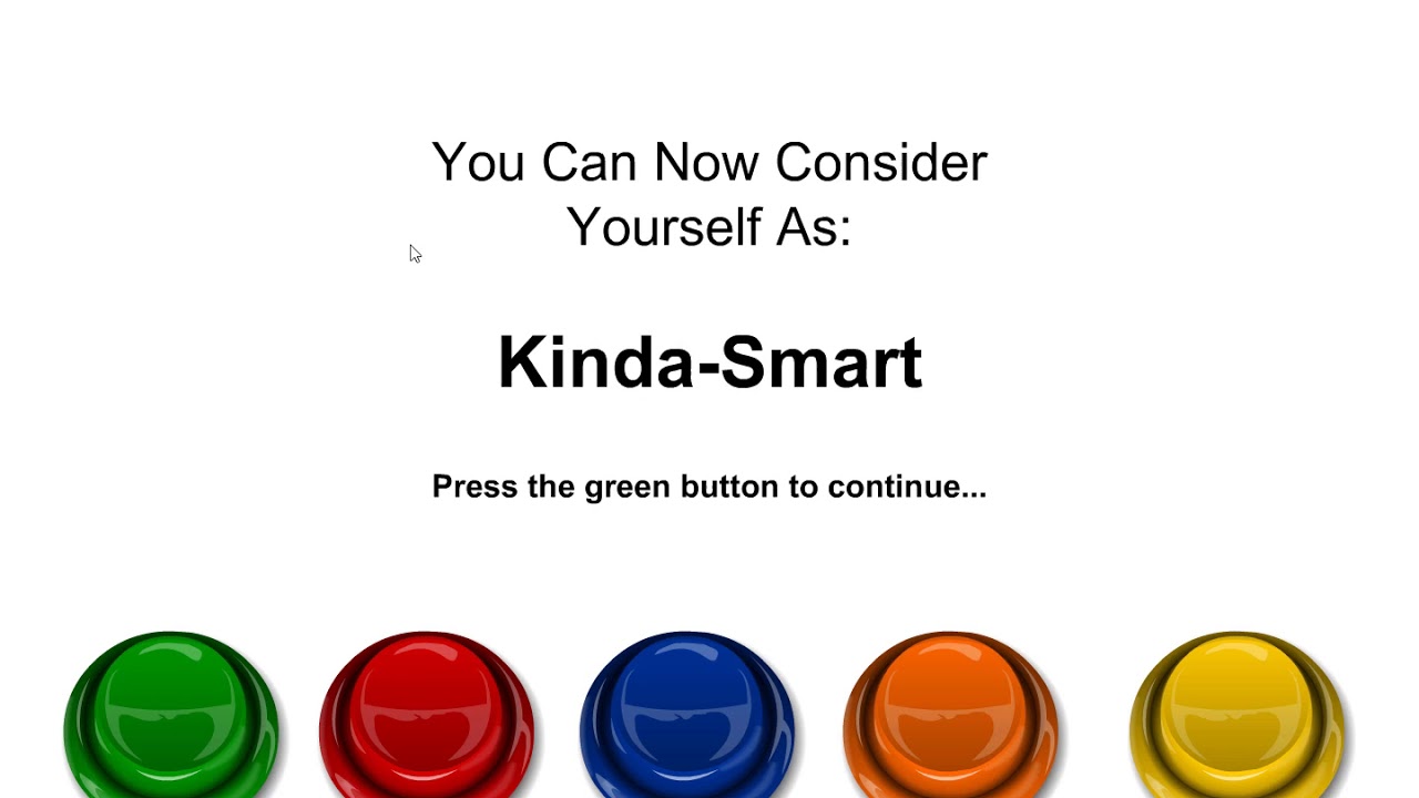 The Idiot Test -- Walkthrough