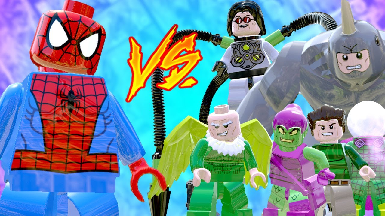 HOMEM ARANHA VS SEXTETO SINISTRO - LEGO Marvel Super Heroes | Briga de Heróis #165