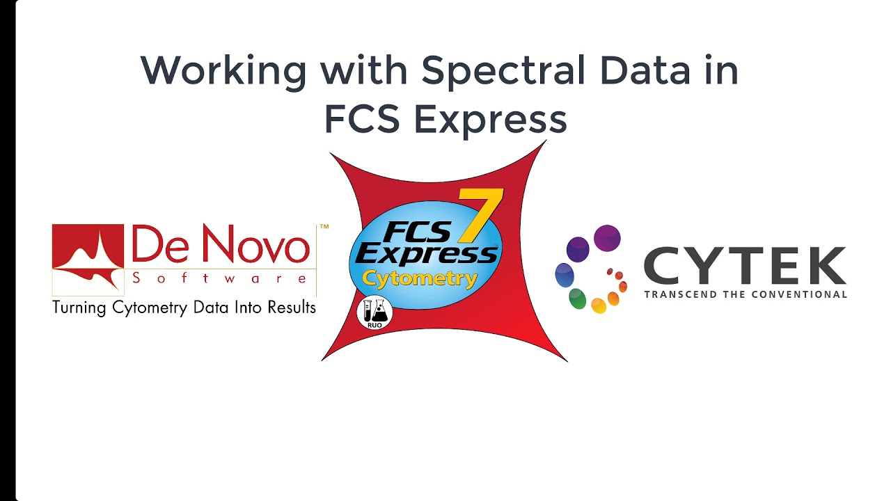 Short Introduction to Spectral Cytometry and using Spectral Data in FCS Express