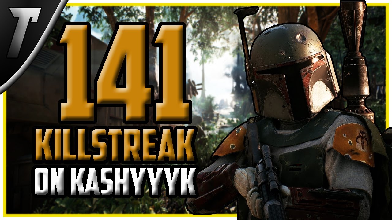 Star Wars Battlefront 2 Boba Fett 141 Killstreak (Kashyyyk)