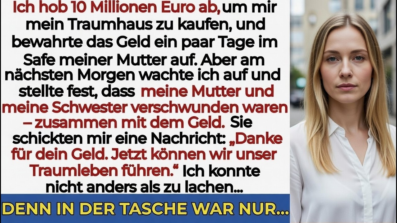 Ich legte 10 Millionen in Mamas Safe – am nächsten Tag war sie leer, und alle lachten