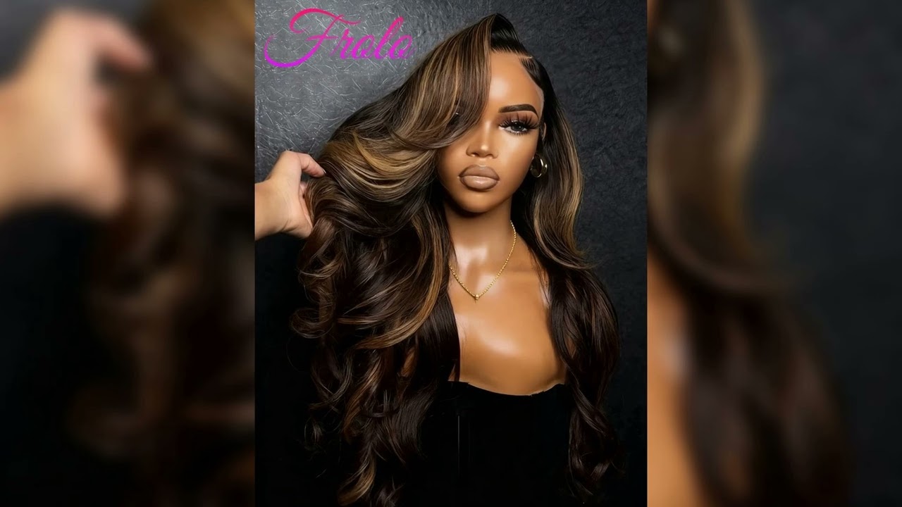 Latest Products You Must Know! Highlight Ombre Lace Front Wigs Human Hair Body Wave Lace Front Pre