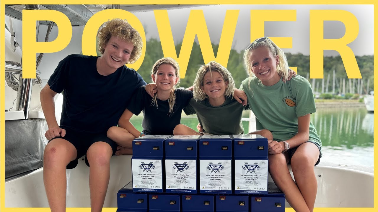 POWER UPGRADE! Installing Battle Born LITHIUM Batteries on Our Sailboat