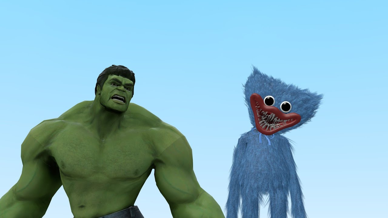 HULK VS HUGGY WUGGY!!! Garrys Mod Sandbox