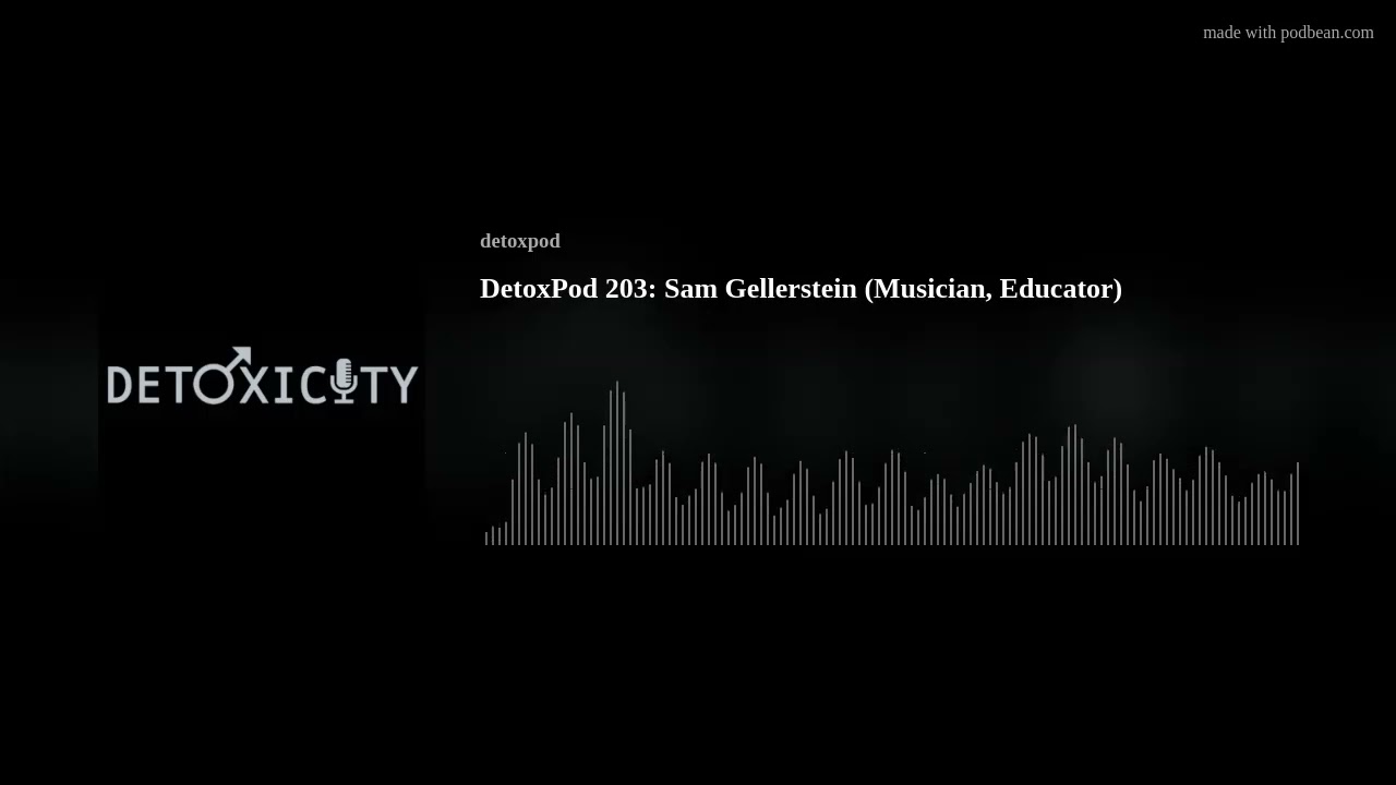 DetoxPod 203: Sam Gellerstein (Musician, Educator)