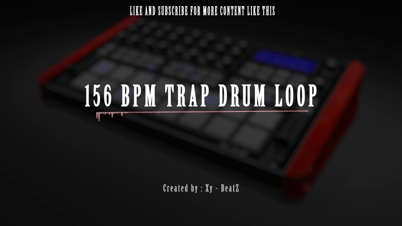 156 BPM Drum Loop | Hip Hop Trap Storyteller Type Beat Drum | Never Give Up  | Nr 12