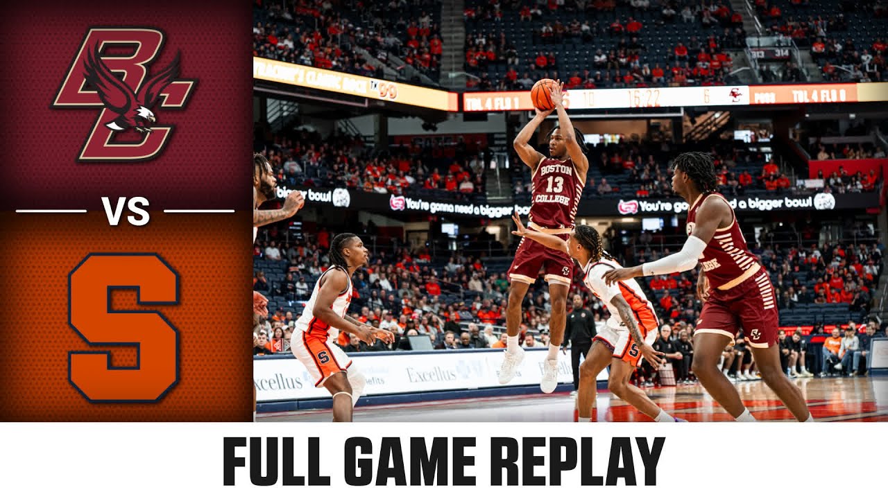 Boston College vs. Syracuse Full Game Replay | 2024-25 ACC Men's Basketball