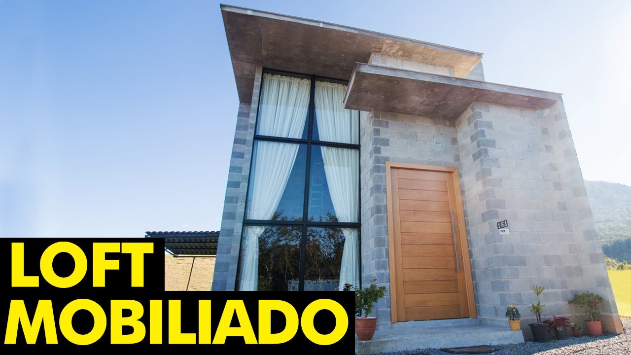 LOFT DUPLEX MOBILIADO [PROJETO MODERNO ESTILO INDUSTRIAL]