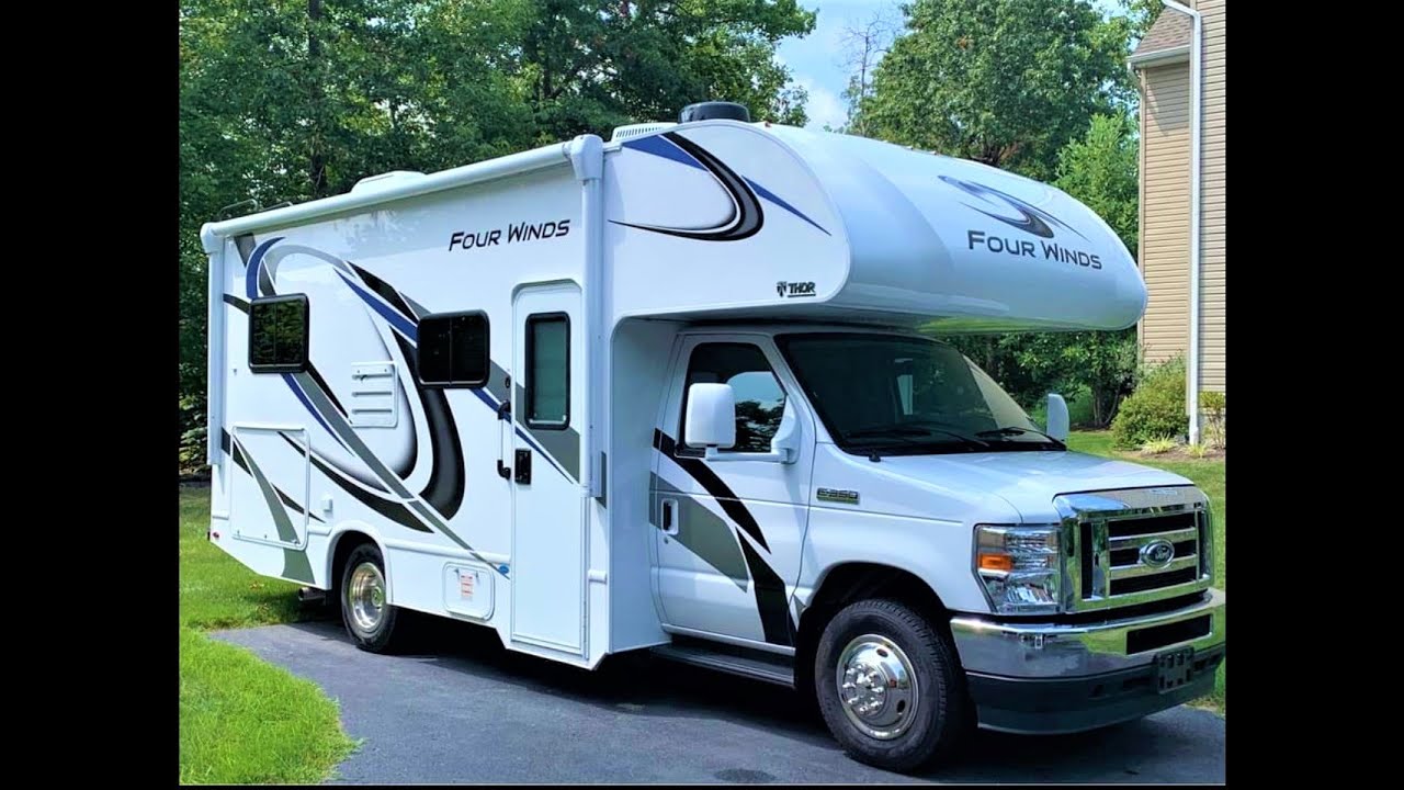 2021 Thor Motor Coach Four Winds 22E | Checkout this beautiful Farmhouse interior | Quick Tour
