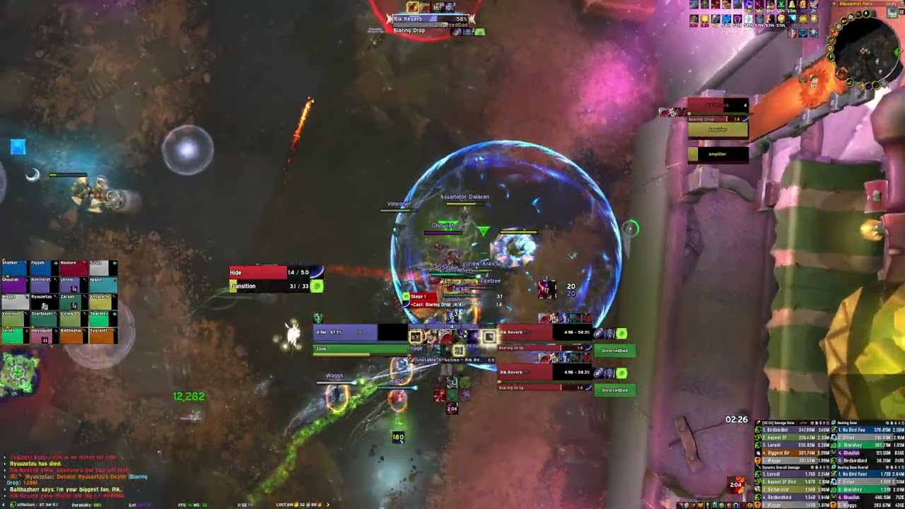 Mythic Rik Reverb Kill | Affliction Warlock POV | Ice Hut