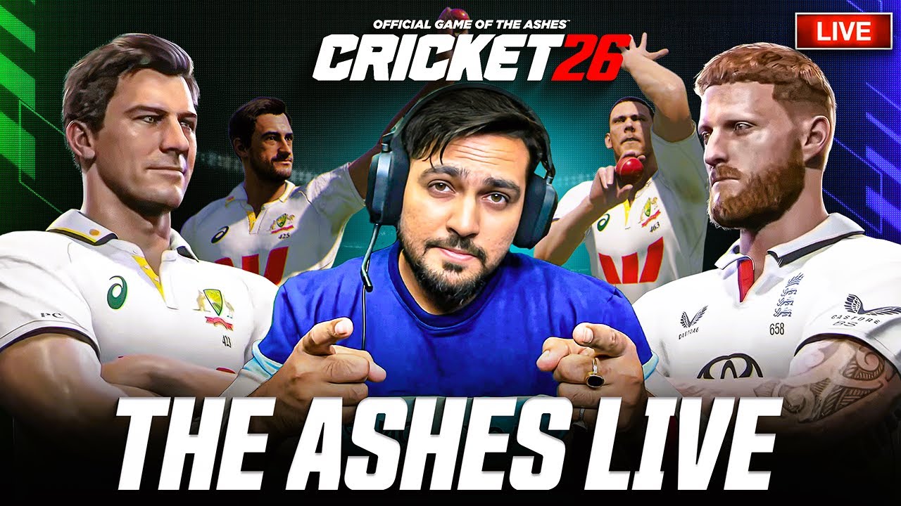 Cricket 26 2nd LIVE STREAM In India 🇮🇳 | FIRST ASHES LIVE Gameplay 🔥 | Cricket 26 Live | RtxVivek