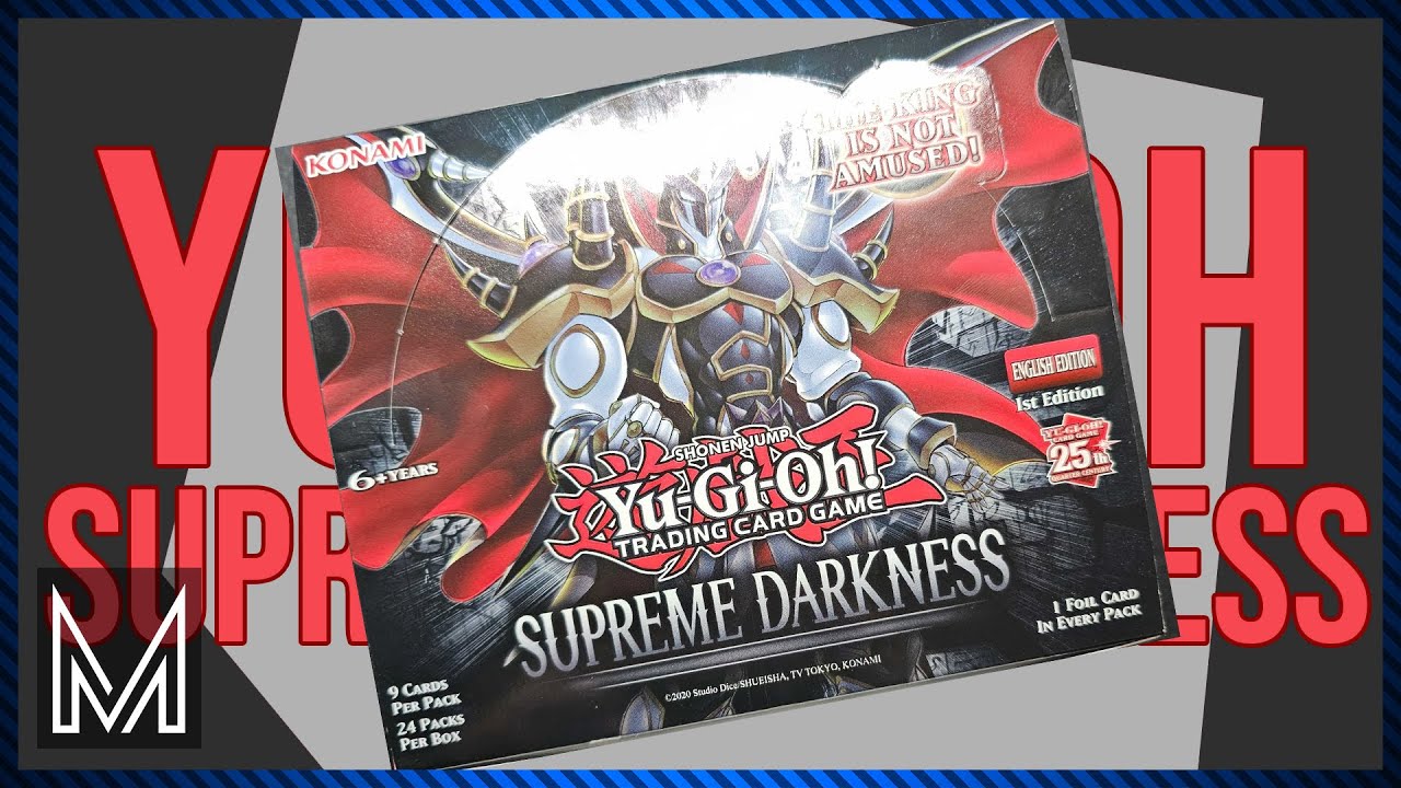 Opening a Yu-Gi-Oh! Supreme Darkness Booster Box