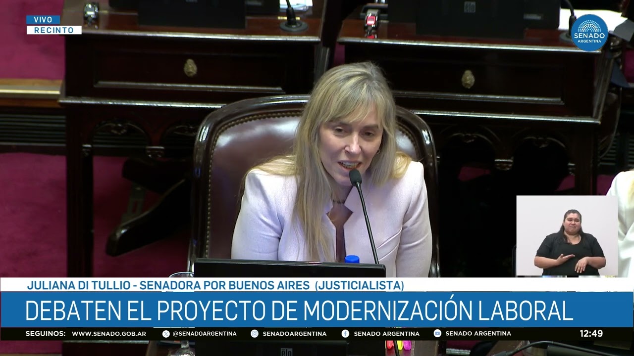 SENADORA JULIANA DI TULLIO - SESIÓN PÚBLICA ESPECIAL 11-02-26