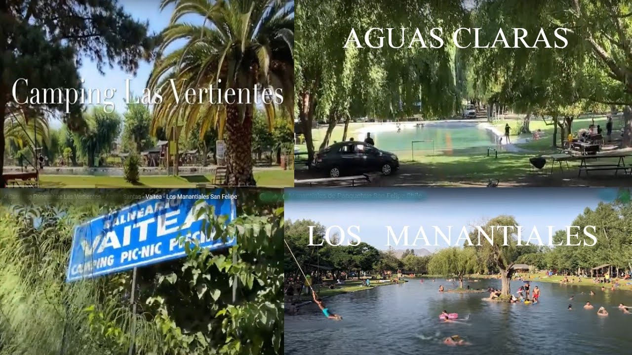 4 Camping Panquehue Las Vertientes - Aguas Santas - Vaitea - Los Manantiales San Felipe